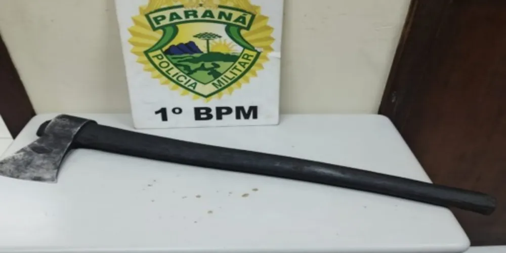 Machado foi apreendido com o homem, na madrugada deste domingo