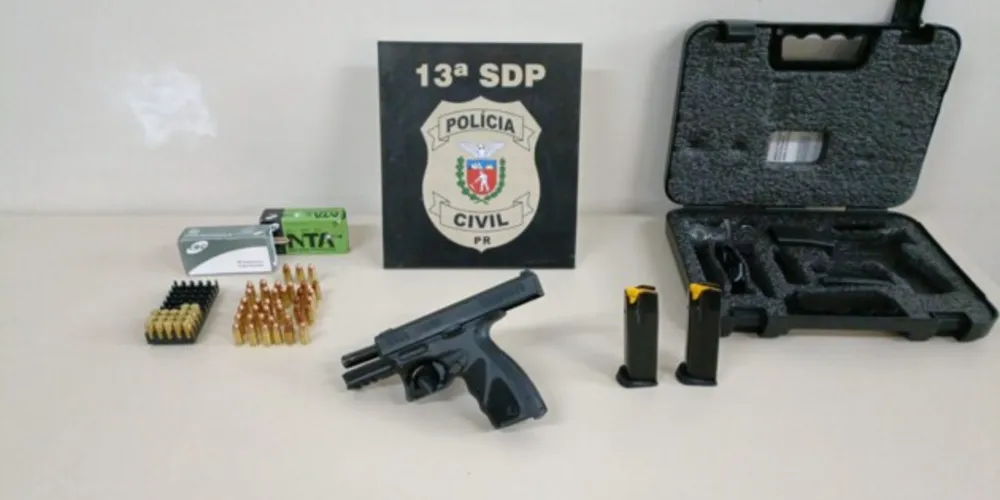 Arma que teria sido utilizada no crime foi levada à 13ª SDP