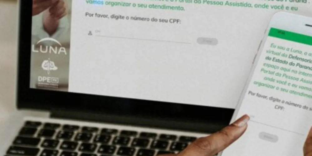 A plataforma Luna é um instrumento da Central de Relacionamento com o Cidadão (CRC) da DPE-PR