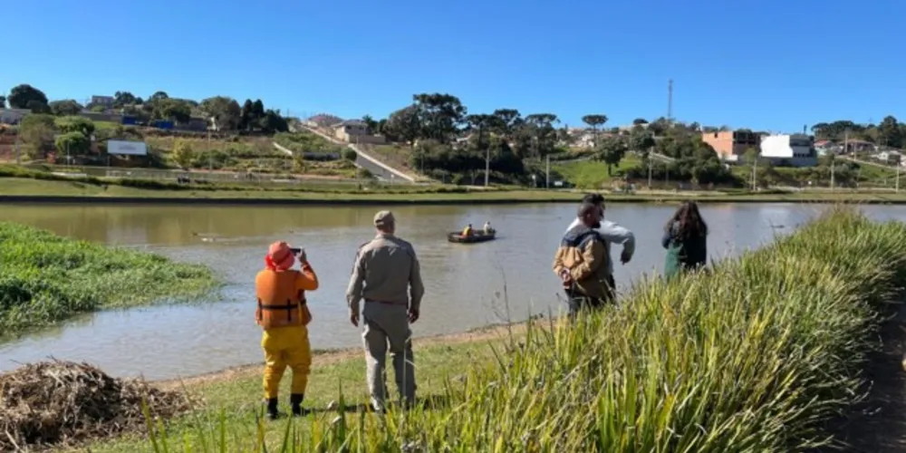 O cão teria 'pulado' na água por volta das 10 horas e permaneceu nadando por cerca de meia hora