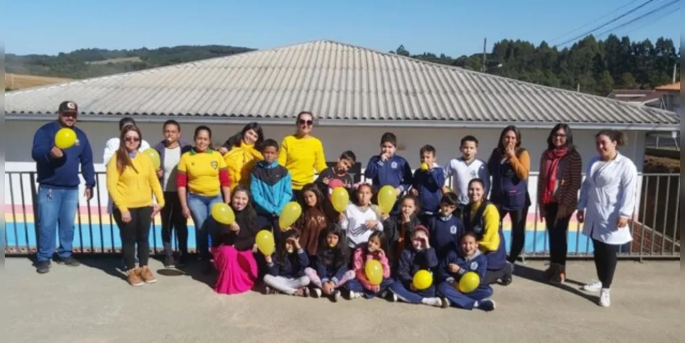 Conscientização uniu educandos, equipe escolar, familiares e comunidade