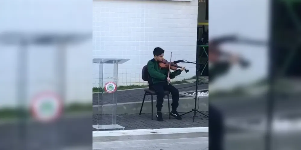 Evento ocorreu em frente à Prefeitura Municipal