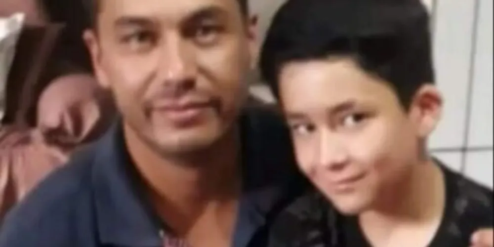 Thiago Francisco dos Reis, de 34 anos, e o menino Matheus dos Reis, de 12, são de União da Vitória