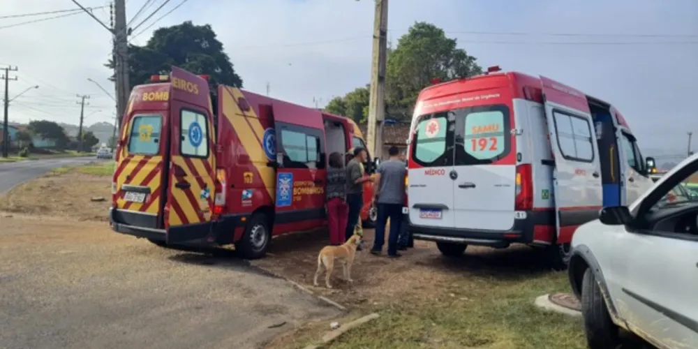 Após a criança voltar a respirar, equipes do Siate e Samu a levaram para a UPA Santa Paula