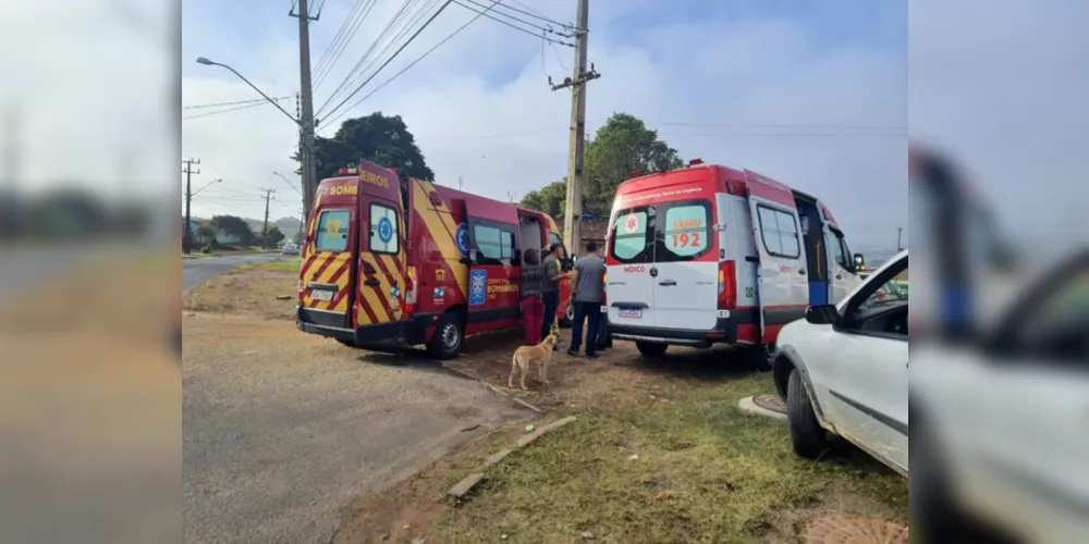 Após a criança voltar a respirar, equipes do Siate e Samu a levaram para a UPA Santa Paula