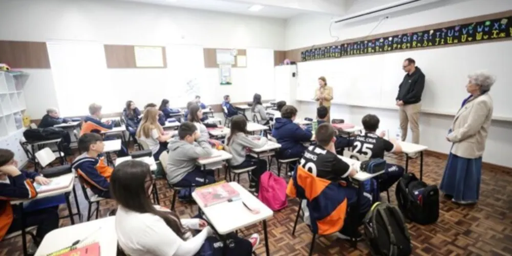A produção ocorreu durante o primeiro bimestre e uniu as turmas dos sétimos anos