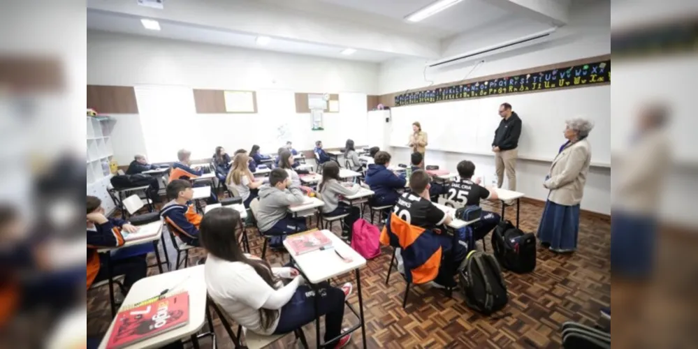 A produção ocorreu durante o primeiro bimestre e uniu as turmas dos sétimos anos