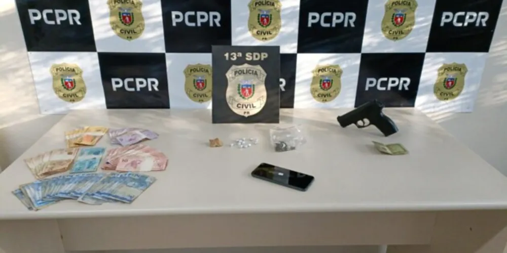 Drogas e simulacro foram apreendidas e encaminhadas à 13ª SDP