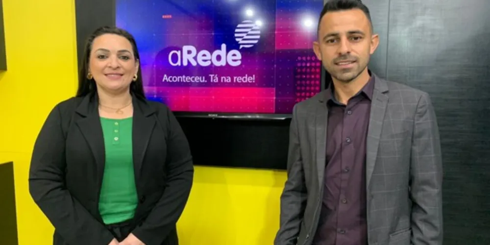 Presidente da AMCG, Elisangela Pedroso, e o presidente da Ascamp, Juninho Pemac, avaliam acordo