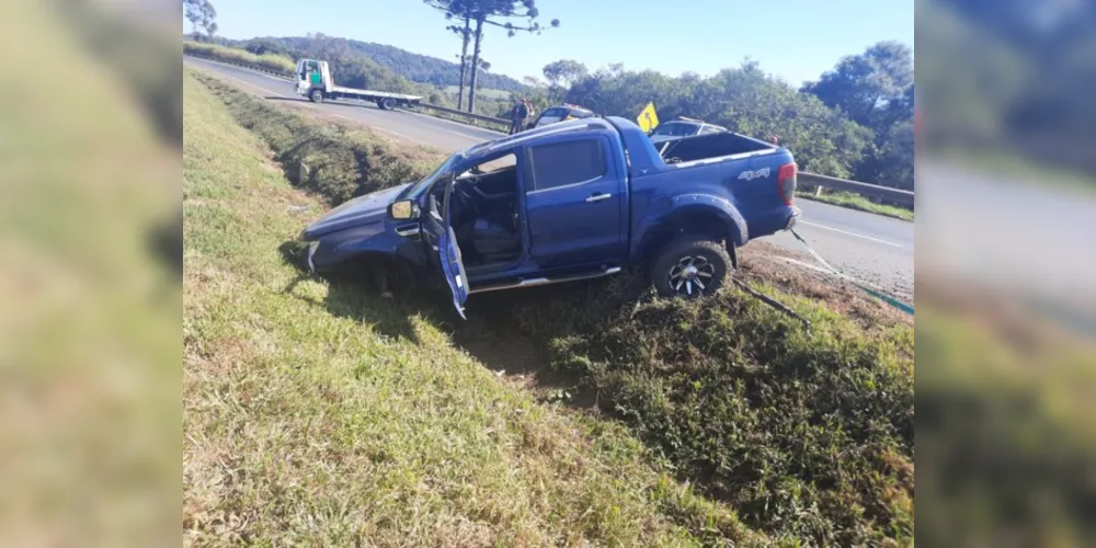 Capotamento foi pouco depois do meio-dia