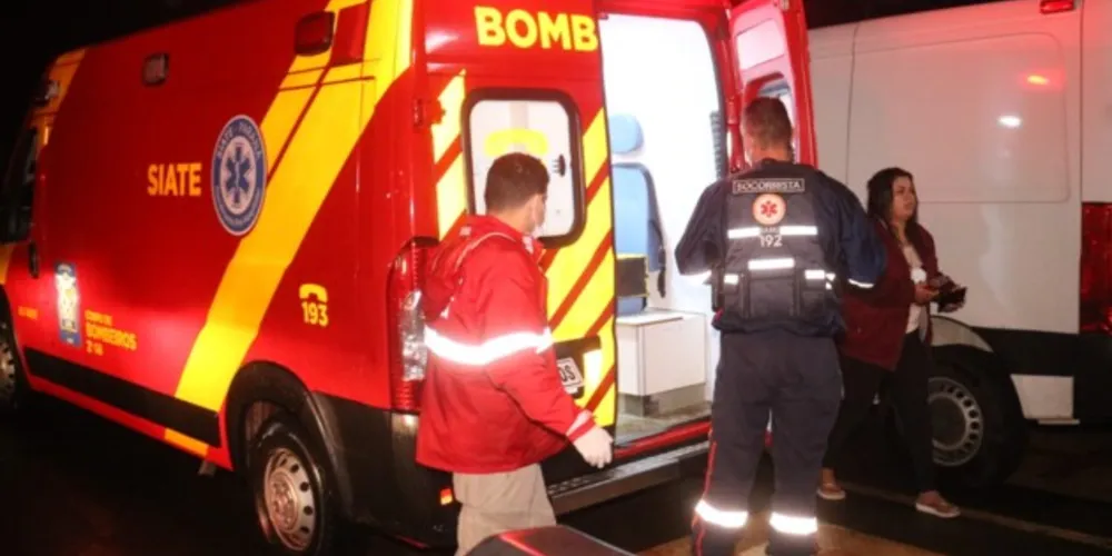 Equipes do Corpo de Bombeiros (Siate) e demais forças de segurança foram acionadas até o local