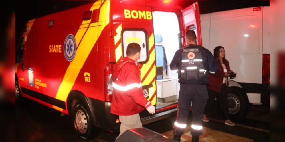 Equipes do Corpo de Bombeiros (Siate) e demais forças de segurança foram acionadas até o local