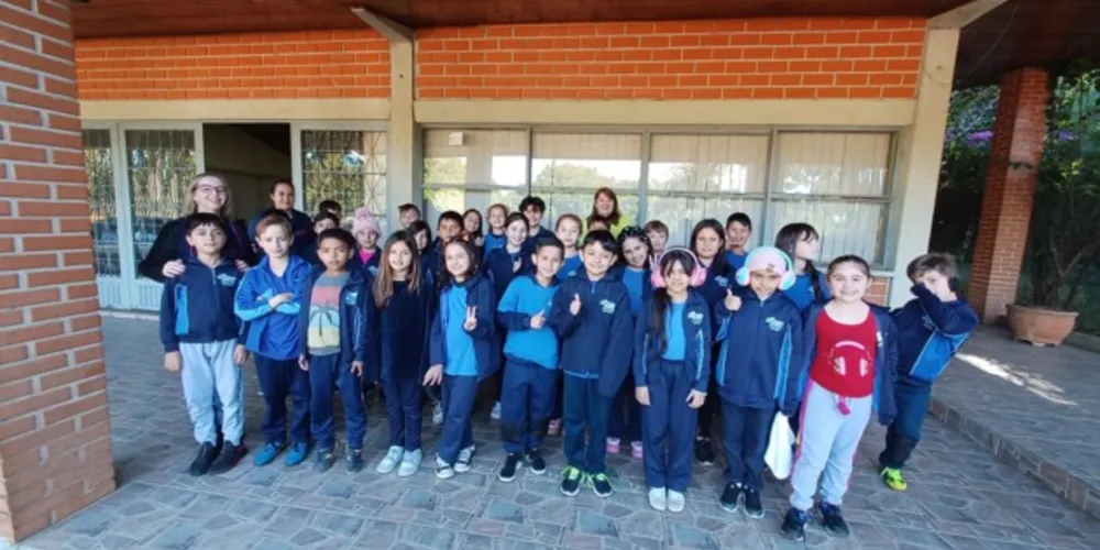 A visita faz parte de uma série de atividades realizadas pela turma, que tem como objetivo desenvolver a criativiade, a colaboração e o pensamento inovador