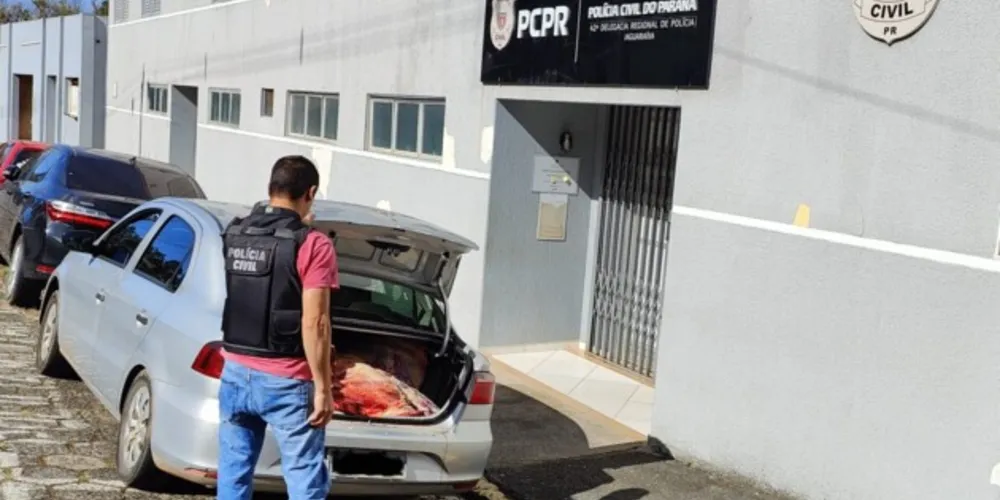 A PCPR apurou que posteriormente ao crime ele realizava o comércio da carne