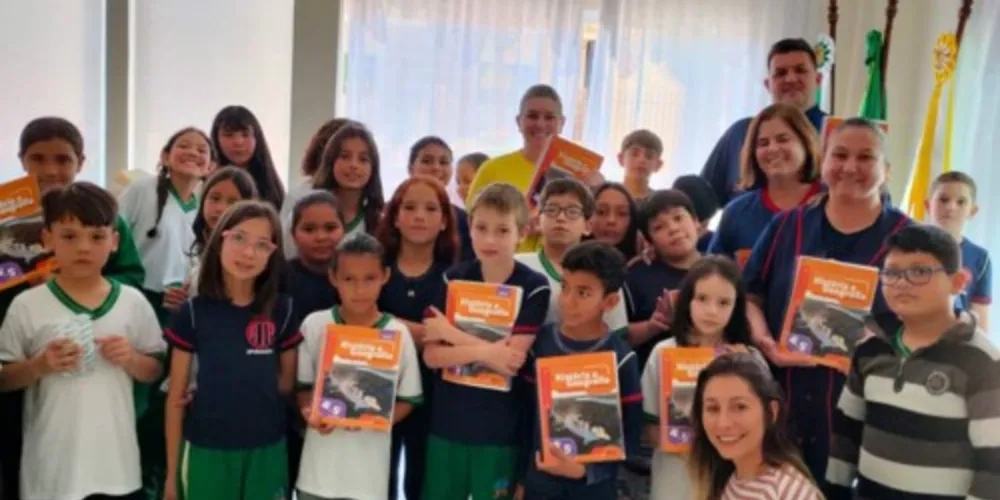 A entrevista fez parte do conjunto de ações realizadas pela turma visando o combate ao bullying