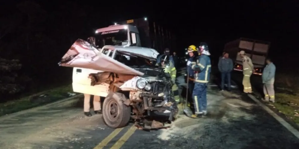Acidente aconteceu entre Ponta Grossa e Palmeira