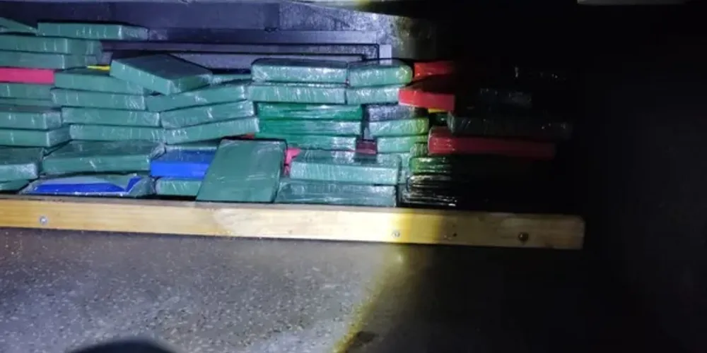 Ao ser abordado, de acordo com a polícia, o homem apresentou nervosismo e confessou estar transportando entorpecentes