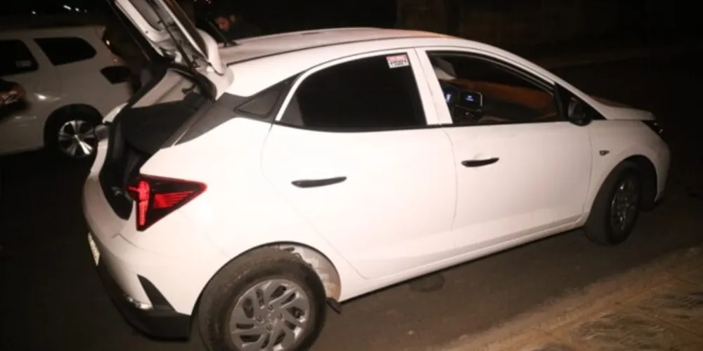 HB20 da vítima foi encontrado próximo ao cemitério São João