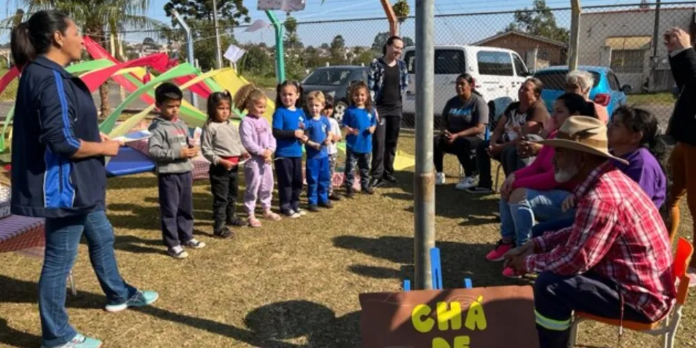 CMEI de PG realiza projeto 'Na casa dos meus Avós têm… Histórias!'