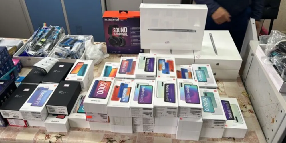 Guarda mirim realiza saldão com mercadorias da Receita Federal