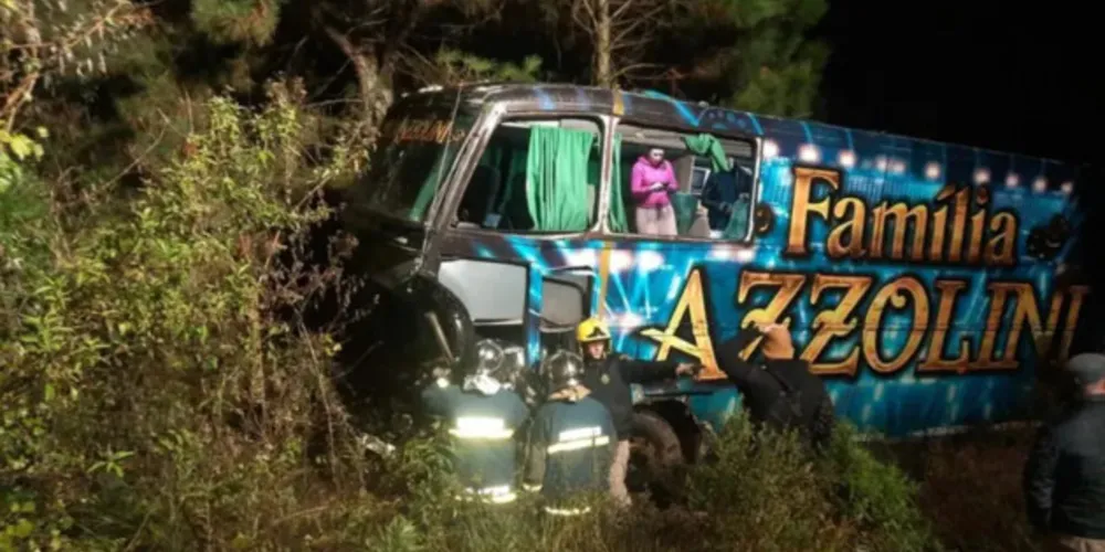 A batida aconteceu na PR-280, em Clevelândia, no sudoeste do Paraná