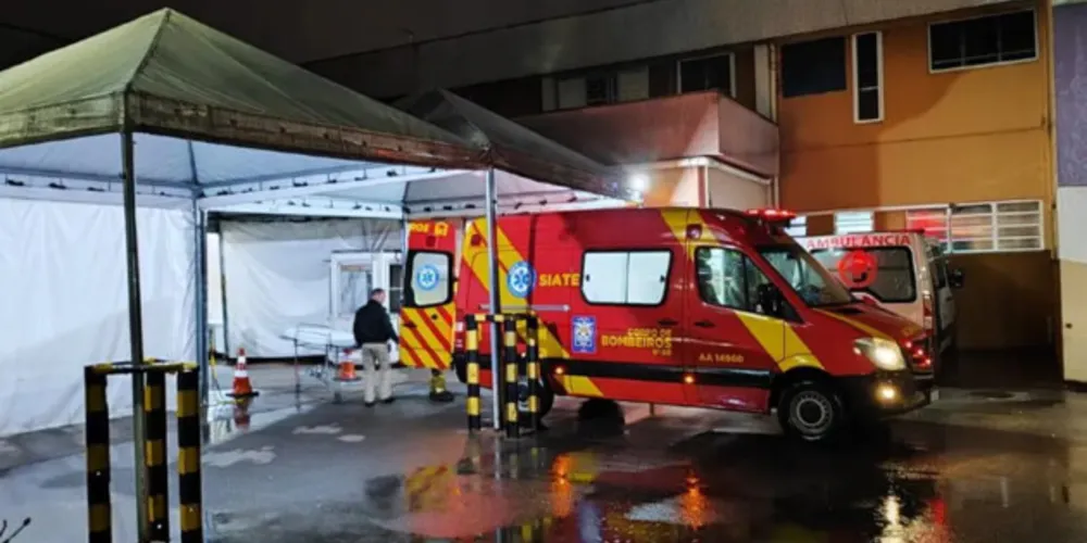 Apesar do susto que envolve a situação, ele não teve ferimentos graves