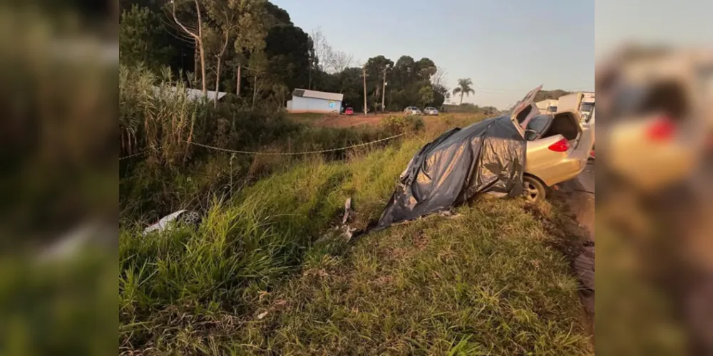 Colisão foi no km 196 da rodovia, por volta das 16h50