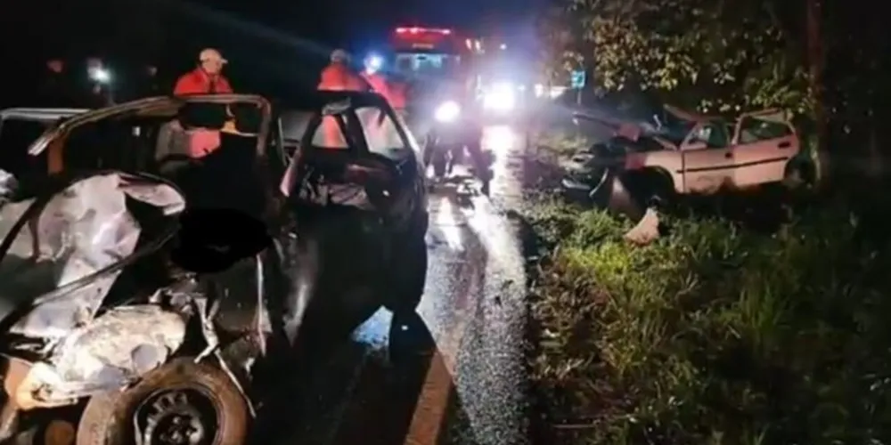 Grave acidente aconteceu na quarta-feira (21), à noite