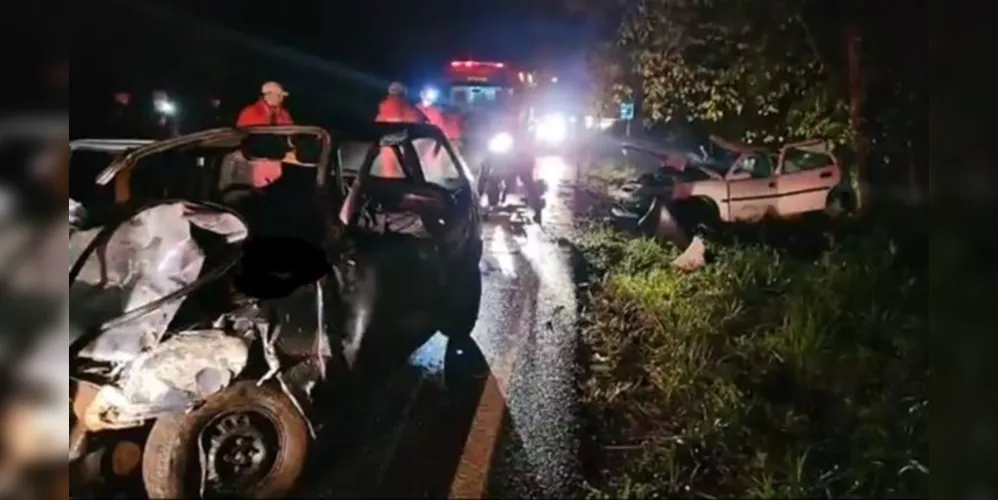 Grave acidente aconteceu na quarta-feira (21), à noite