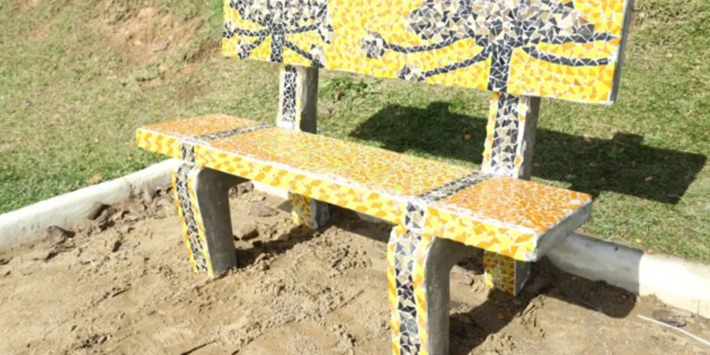 Os assentos fazem alusão às riquezas naturais de Ponta Grossa