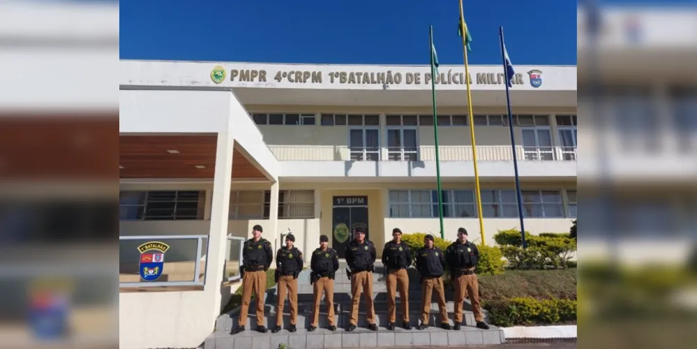 Os cadetes Anna Flávia, Fameli, Linares, Lucian, Naiverth e Wallace farão estágio no 1º BPM