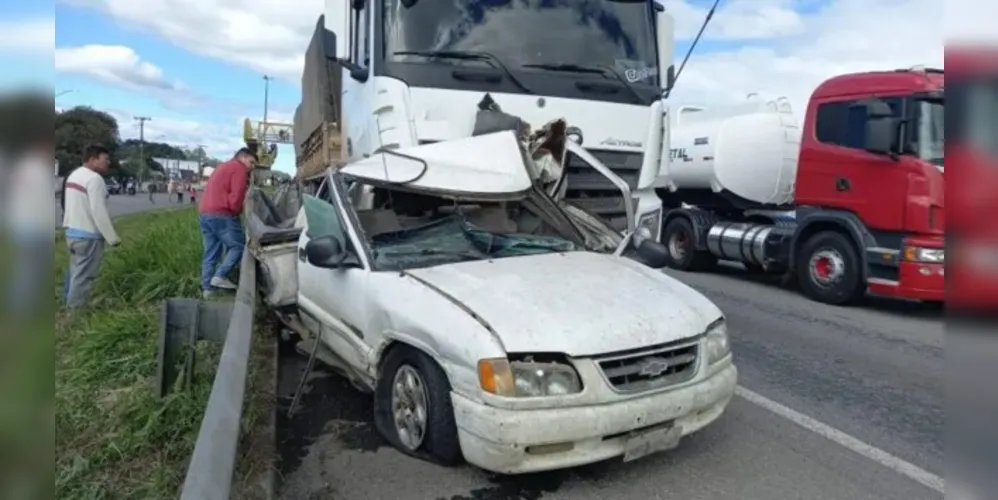 Acidente aconteceu no município de São José dos Pinhais