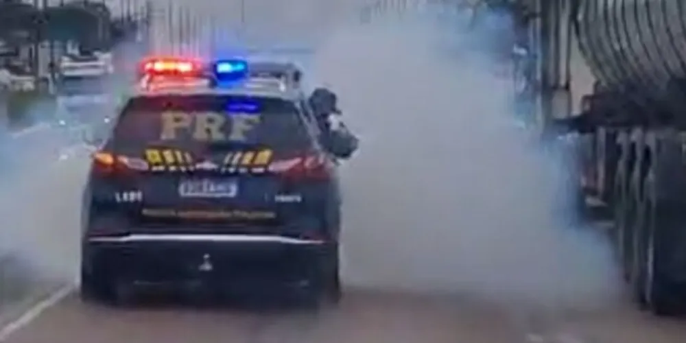 Perseguição aconteceu na Rodovia do Xisto, na manhã desta quinta-feira (15)