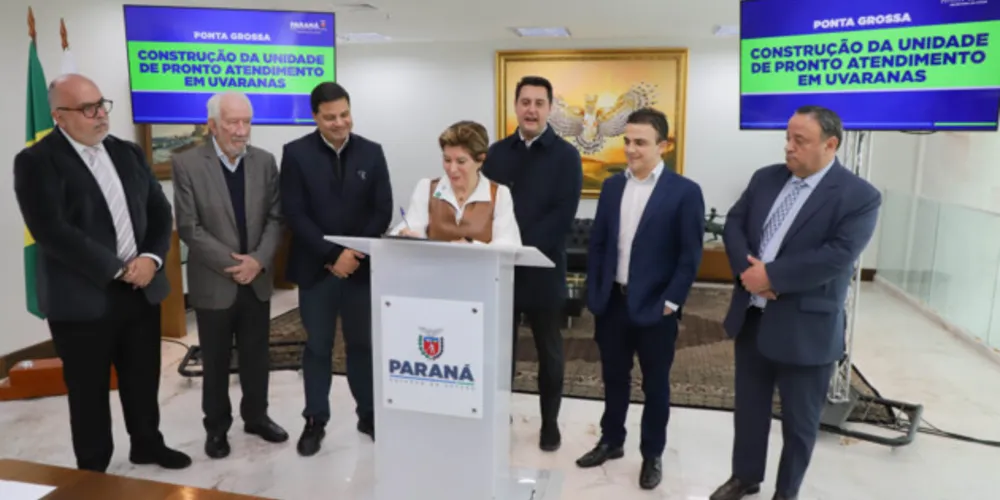 Anúncio foi feito pela prefeita Elizabeth Schmidt (PSD) em reunião na manhã desta segunda-feira (29), no Palácio Iguaçu, ao lado do governador Ratinho Junior e de outros parlamentares da região