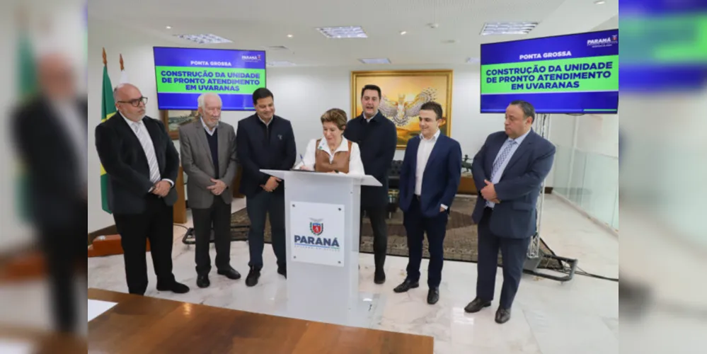Anúncio foi feito pela prefeita Elizabeth Schmidt (PSD) em reunião na manhã desta segunda-feira (29), no Palácio Iguaçu, ao lado do governador Ratinho Junior e de outros parlamentares da região