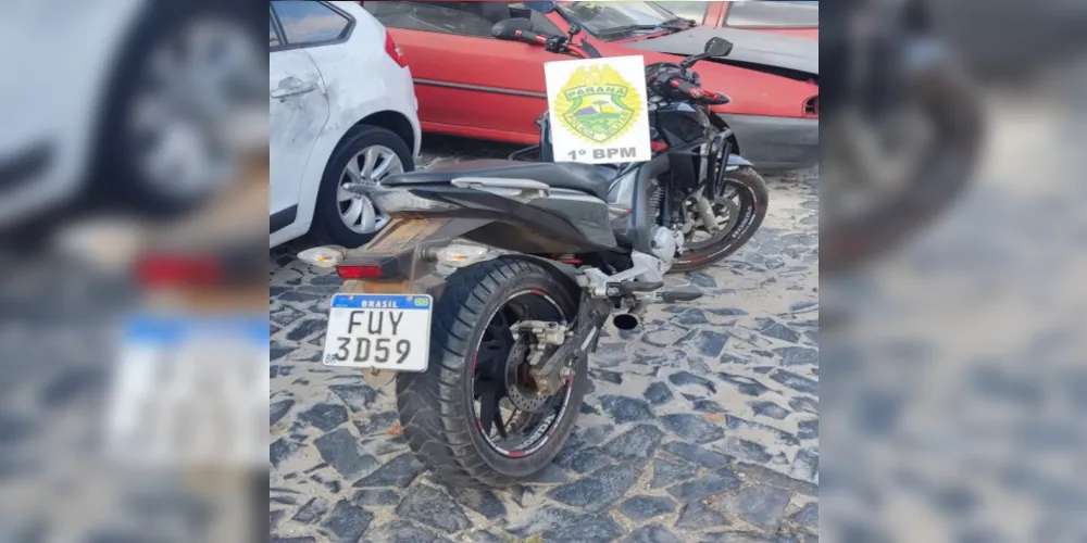 Moto furtada em Palmeira foi localizada no distrito de Periquitos