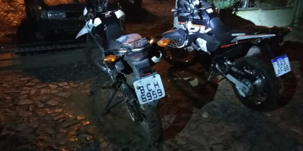 Duas das motos recuperadas foram encontradas no bairro Boa Vista