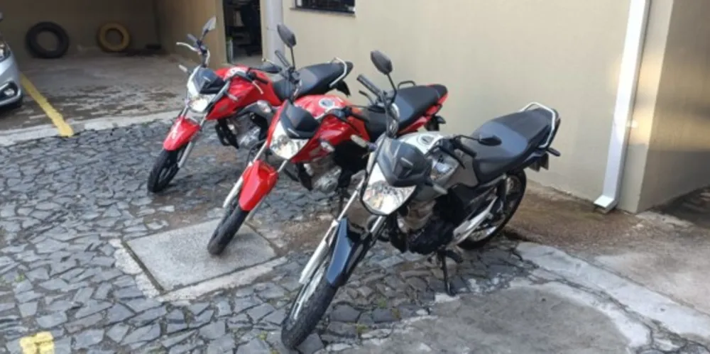 Motos apreendidas em Ponta Grossa foram furtadas em Imbituva