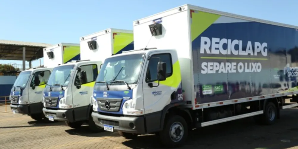 Os veículos 0 km foram adquiridos e estão à disposição da comunidade no serviço de coleta de resíduos recicláveis