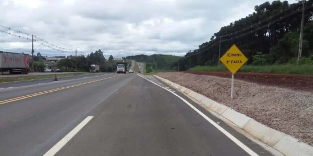 Klabin e Governo do Paraná entregam trechos de terceira faixa na PR-160 entre Telêmaco Borba e Imbaú