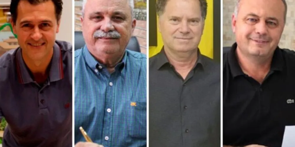 Prefeitos Sérgio Belich; Jorge Derbli; Celso Kubaski; e Osnei Stadler concederam entrevista ao Jornal da Manhã e Portal aRede