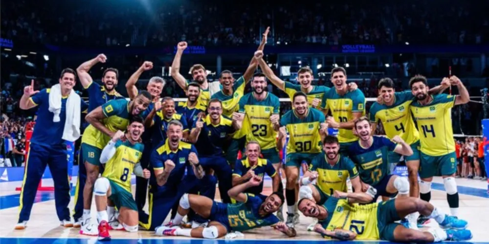 Seleção brasileira supera equipe europeia por 3 sets a 1