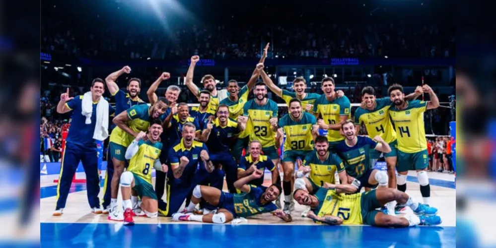 Seleção brasileira supera equipe europeia por 3 sets a 1