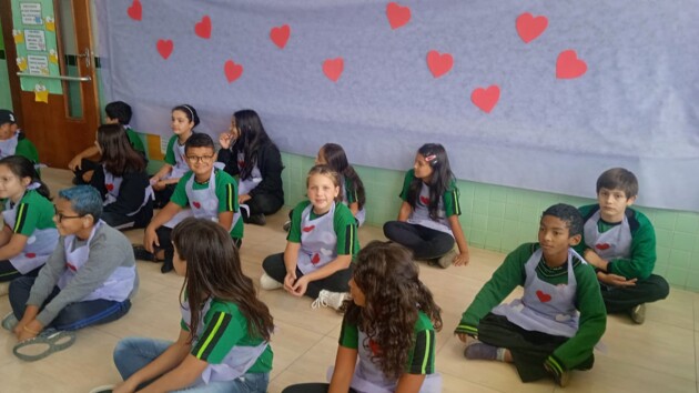 Educandos - e filhos - puderam encantar convidadas especiais