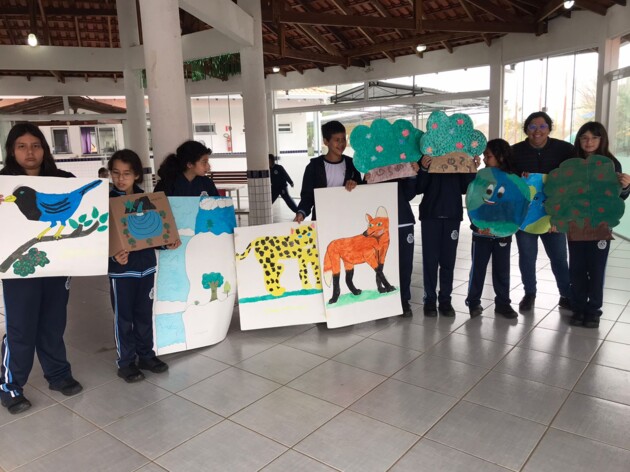 Educandos puderam apresentar conhecimentos para demais colegas da escola