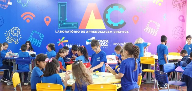 Laboratórios de Aprendizagem Criativa foram instalados pela Secretaria Municipal de Educação
