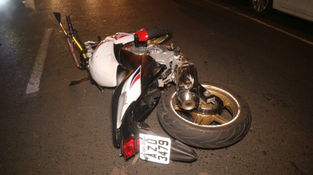 Motociclista foi atingido enquanto seguia pela Cel. Bittencourt