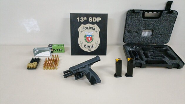 Arma que teria sido utilizada no crime foi levada à 13ª SDP