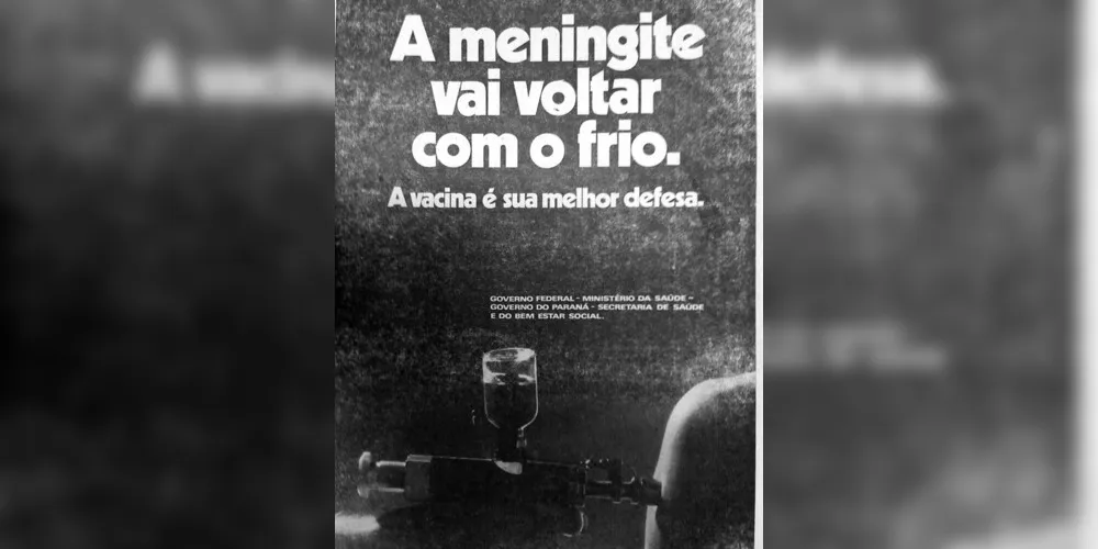 Em 11 de maio de 1975 o JM publicou um anúncio lembrando aos leitores sobre a necessidade da vacinação contra a meningite