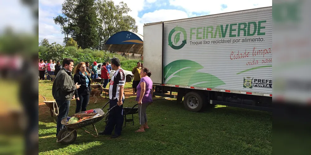 Feira Verde de Ponta Grossa volta com a troca por créditos do transporte coletivo